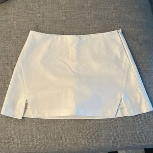 White Zara Mini Skort